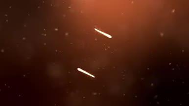 金色粒子光斑大气婚礼幻灯片展示AE模板视频的预览图